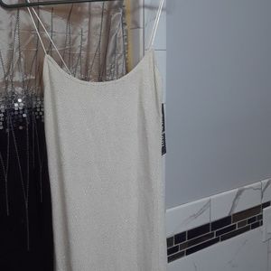 Sparkly White Formal Dress